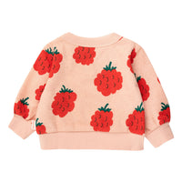 Tiny Cottons Peach Raspberries Baby Sweatshirt