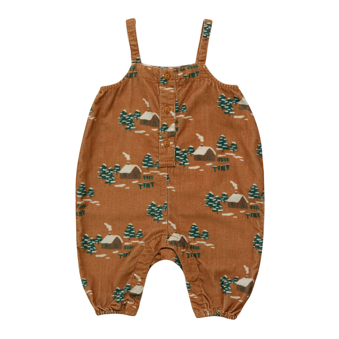 Tiny Cottons Caramel Cottage Baby Dungaree