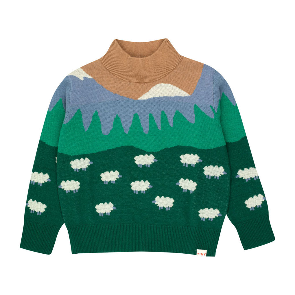 Tiny Cottons Multicolor Chamonix Mockneck Sweater