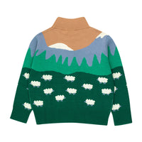 Tiny Cottons Multicolor Chamonix Mockneck Sweater