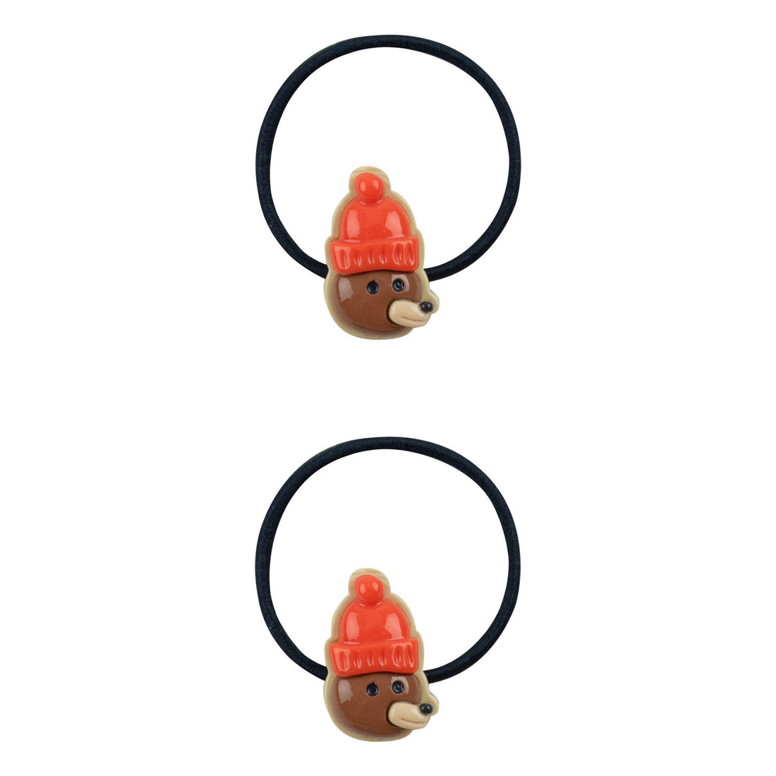 Tiny Cottons Brown Bear Hair Rubber Set
