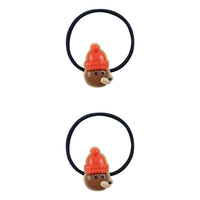 Tiny Cottons Brown Bear Hair Rubber Set