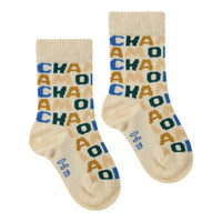Tiny Cottons Vanilla Chamonix Medium Baby Socks