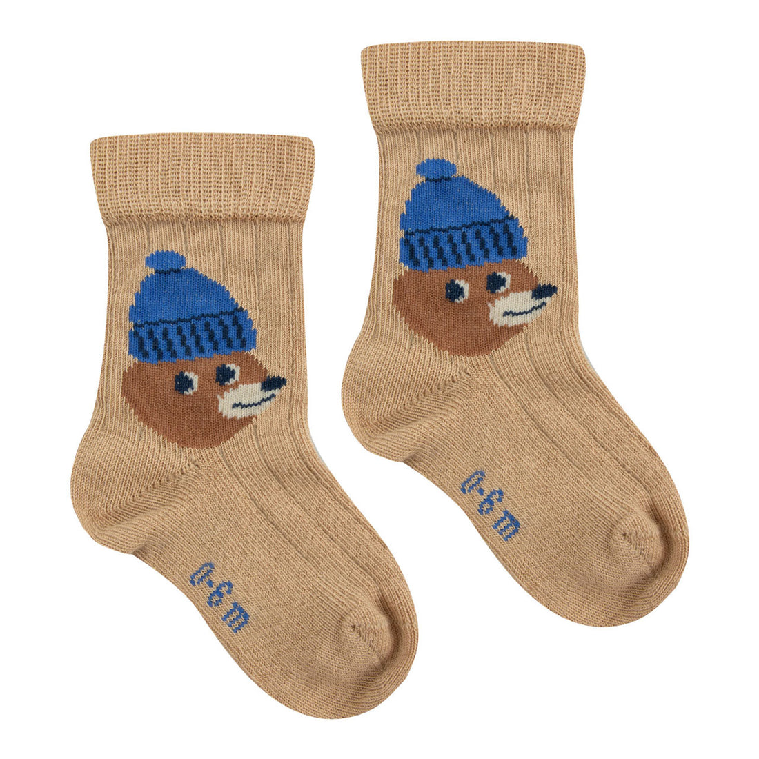 Tiny Cottons Almond Bear Medium Socks