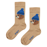 Tiny Cottons Almond Bear Medium Socks