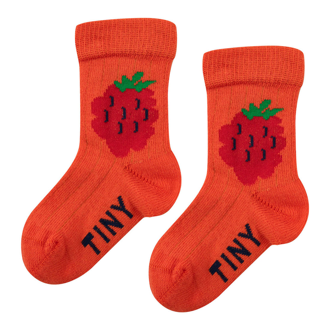 Tiny Cottons Summer Red Raspberry Medium Baby Socks