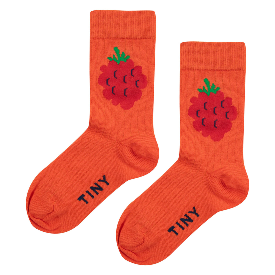 Tiny Cottons Summer Red Raspberry Medium Socks