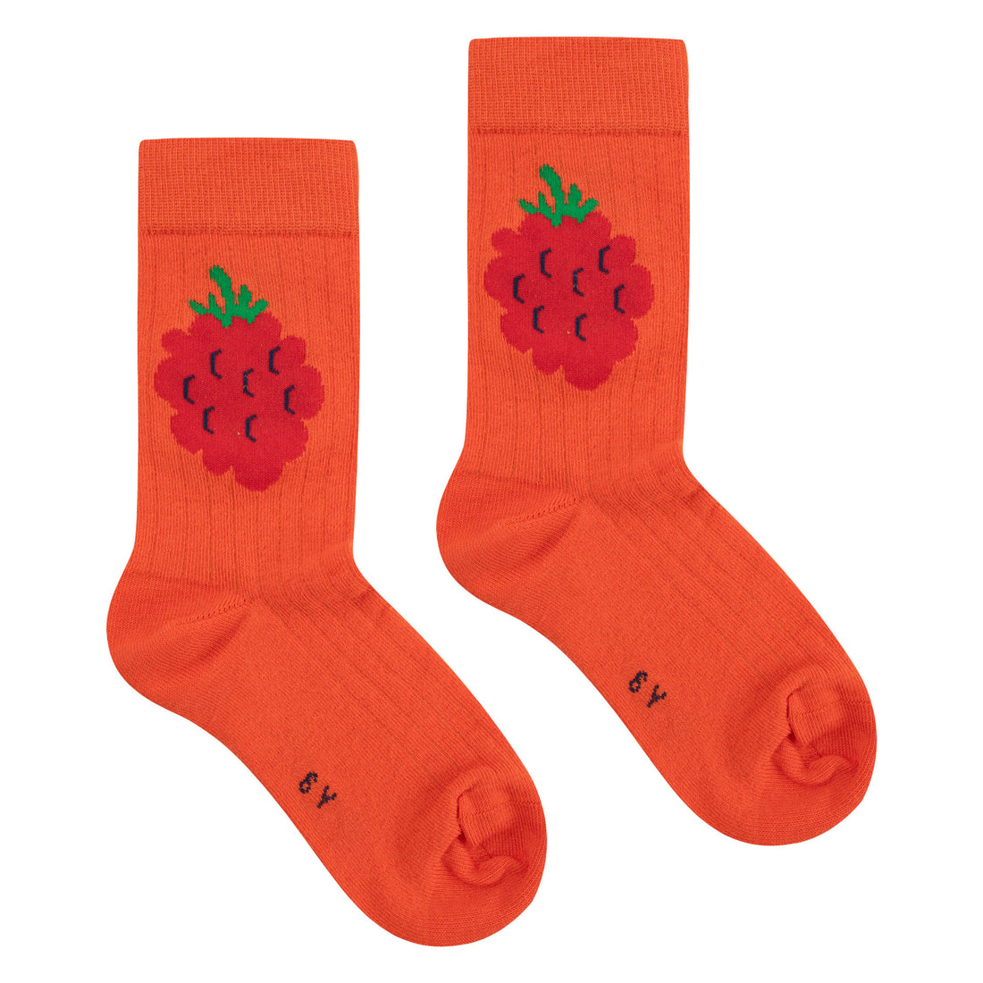 Tiny Cottons Summer Red Raspberry Medium Socks