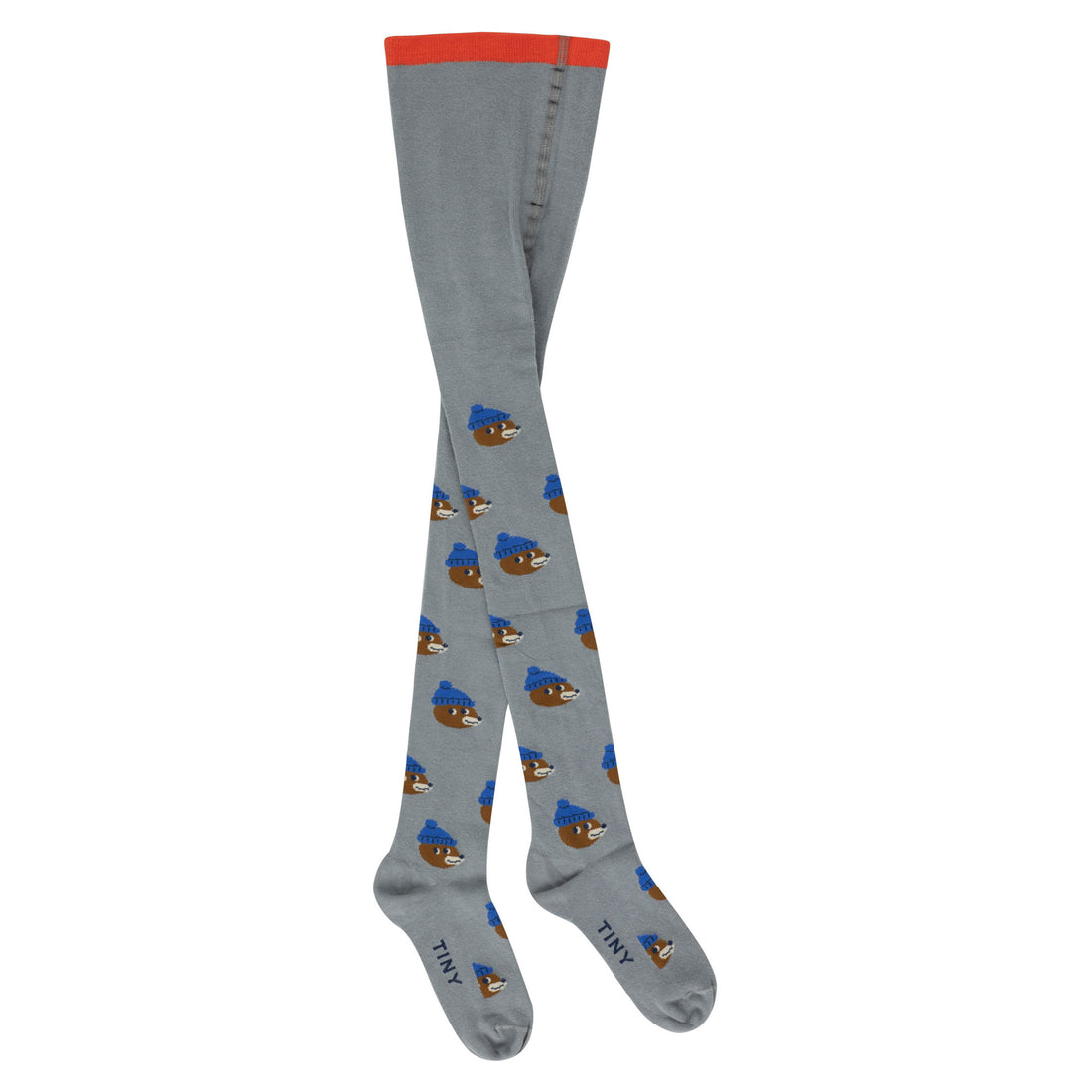 Tiny Cottons Dark Grey Bears Tights