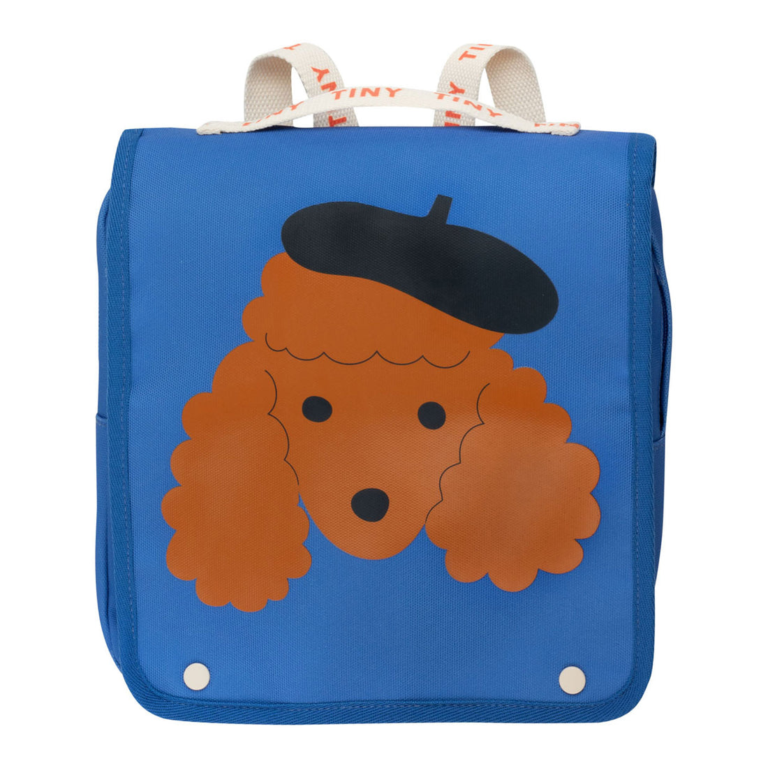 Tiny Cottons Blue Tiny Poodle Toddler Backpack