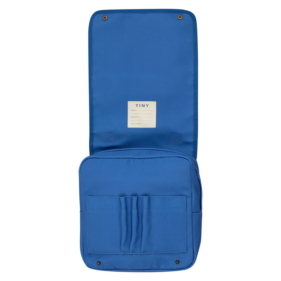 Tiny Cottons Blue Tiny Poodle Toddler Backpack