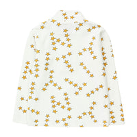 Tiny Cottons Off-White Tiny Stars Ski Mockneck Tee