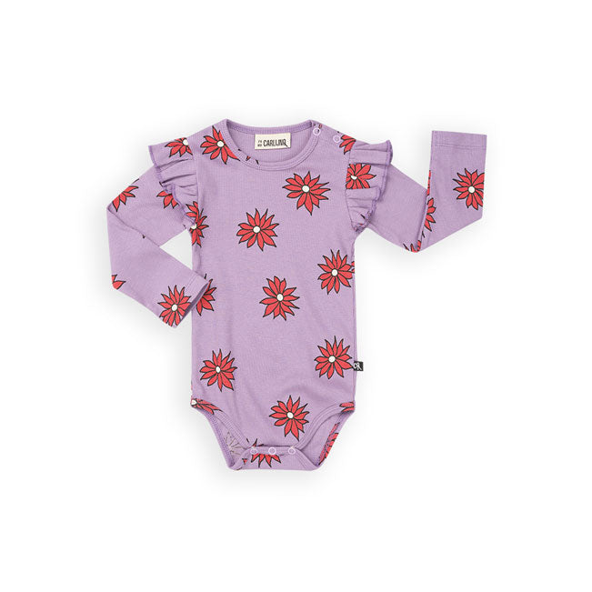 Carlijnq Dahlia Ruffled Longsleeve Bodysuit