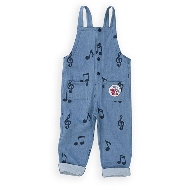 Carlijnq Denim Music Dungarees