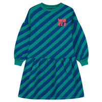 Bonmot Greenlake Diagnal Stripes Dress