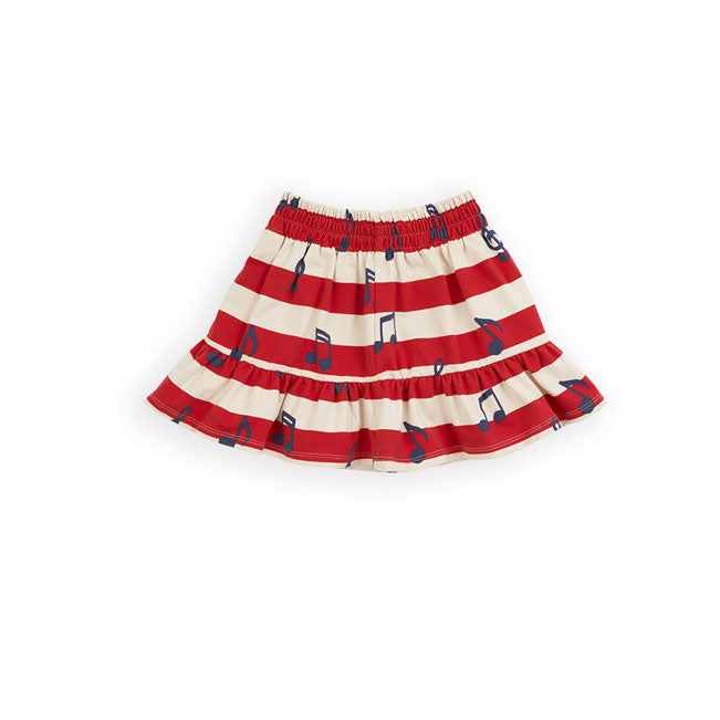 Carlijnq Music Notes Ruffled Skirt