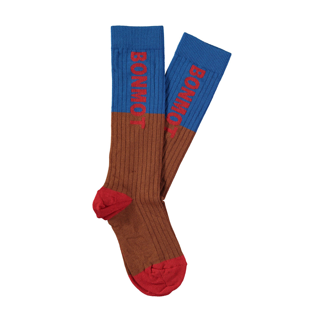 Bonmot Fresh Blue Colorblock Socks