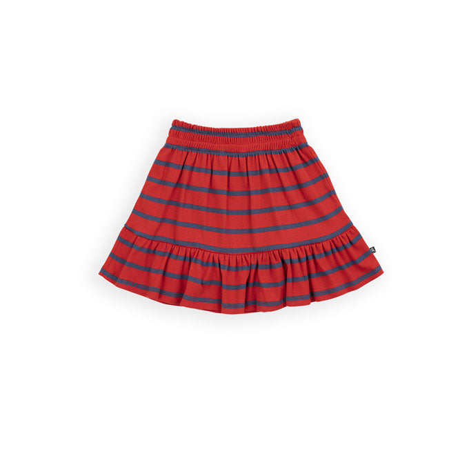 Carlijnq Stripes Ruffled Skirt