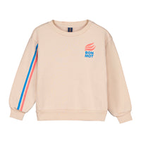 Bonmot Fog Stripes Sleeve Sweatshirt