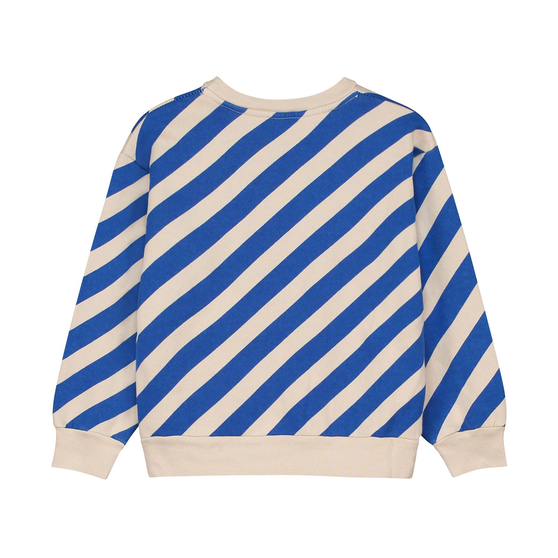 Bonmot Fog Diagnal Stripes Sweatshirt