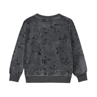 Bonmot Good Night Velvet Happy Crew Sweatshirt