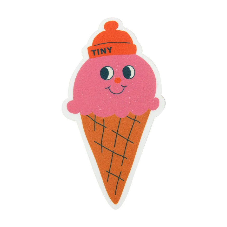 Tiny Cottons Pink Ice Cream Sticker