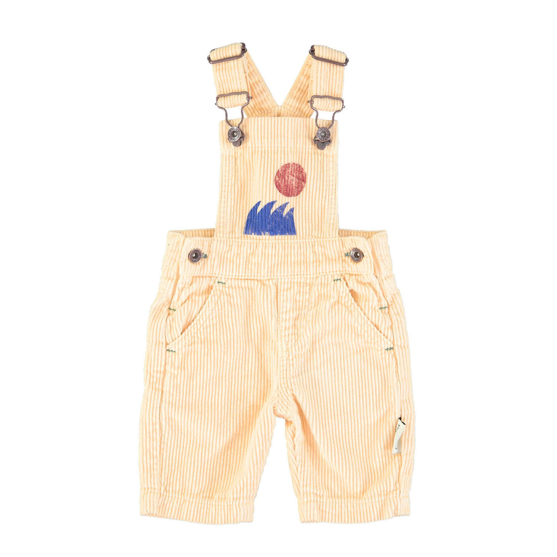 Piupiuchick Yellow Corduroy Dungarees