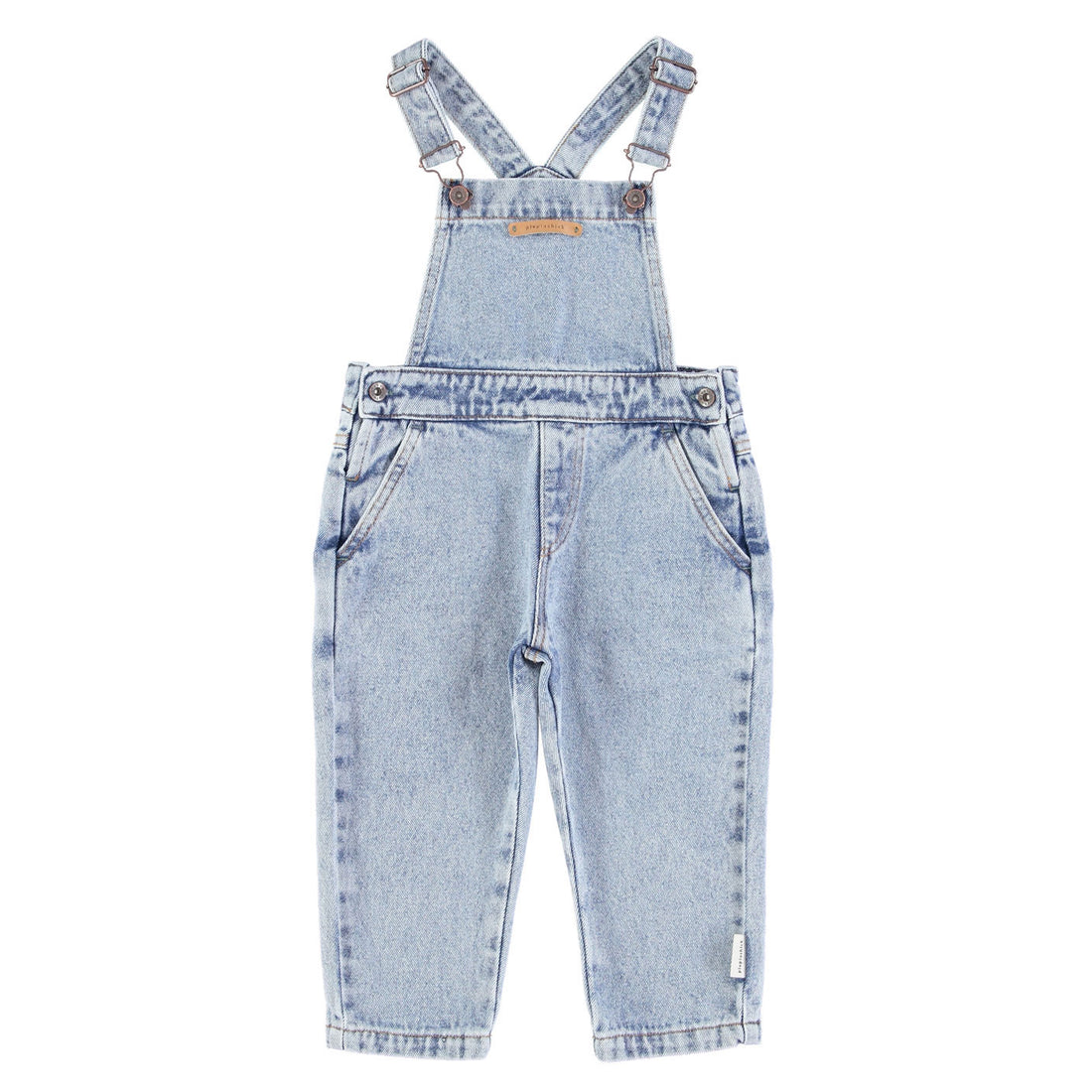 Piupiuchick Washed Light Blue Corduroy Dungarees