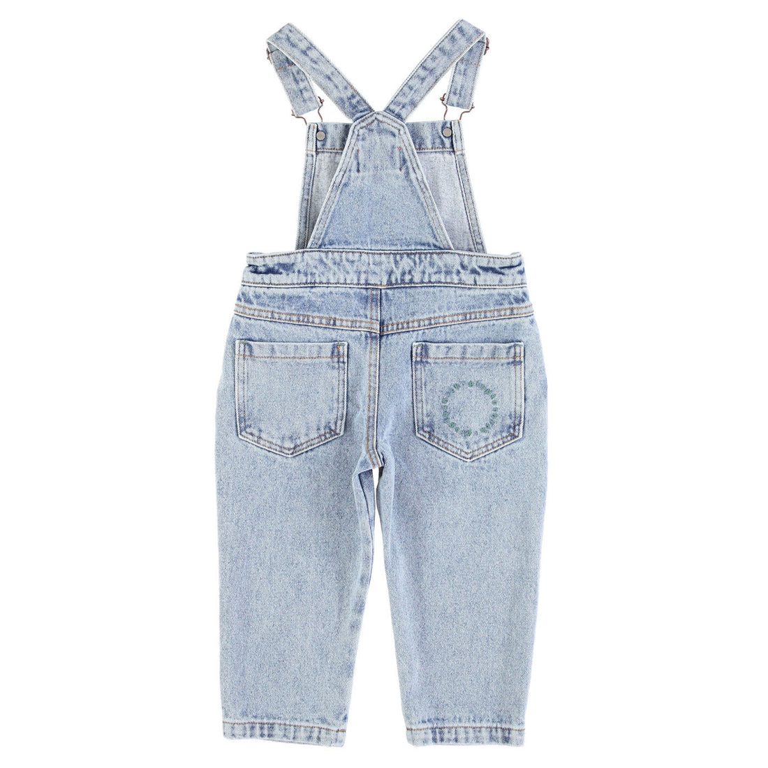 Piupiuchick Washed Light Blue Corduroy Dungarees