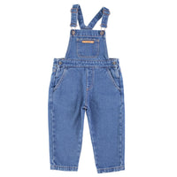 Piupiuchick Washed Navy Denim Dungarees