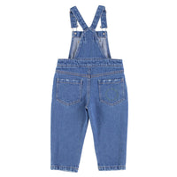 Piupiuchick Washed Navy Denim Dungarees
