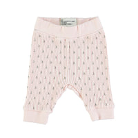 Piupiuchick Pink Boats Ribbed Leggings