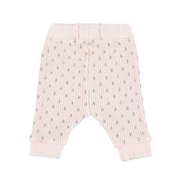 Piupiuchick Pink Boats Ribbed Leggings