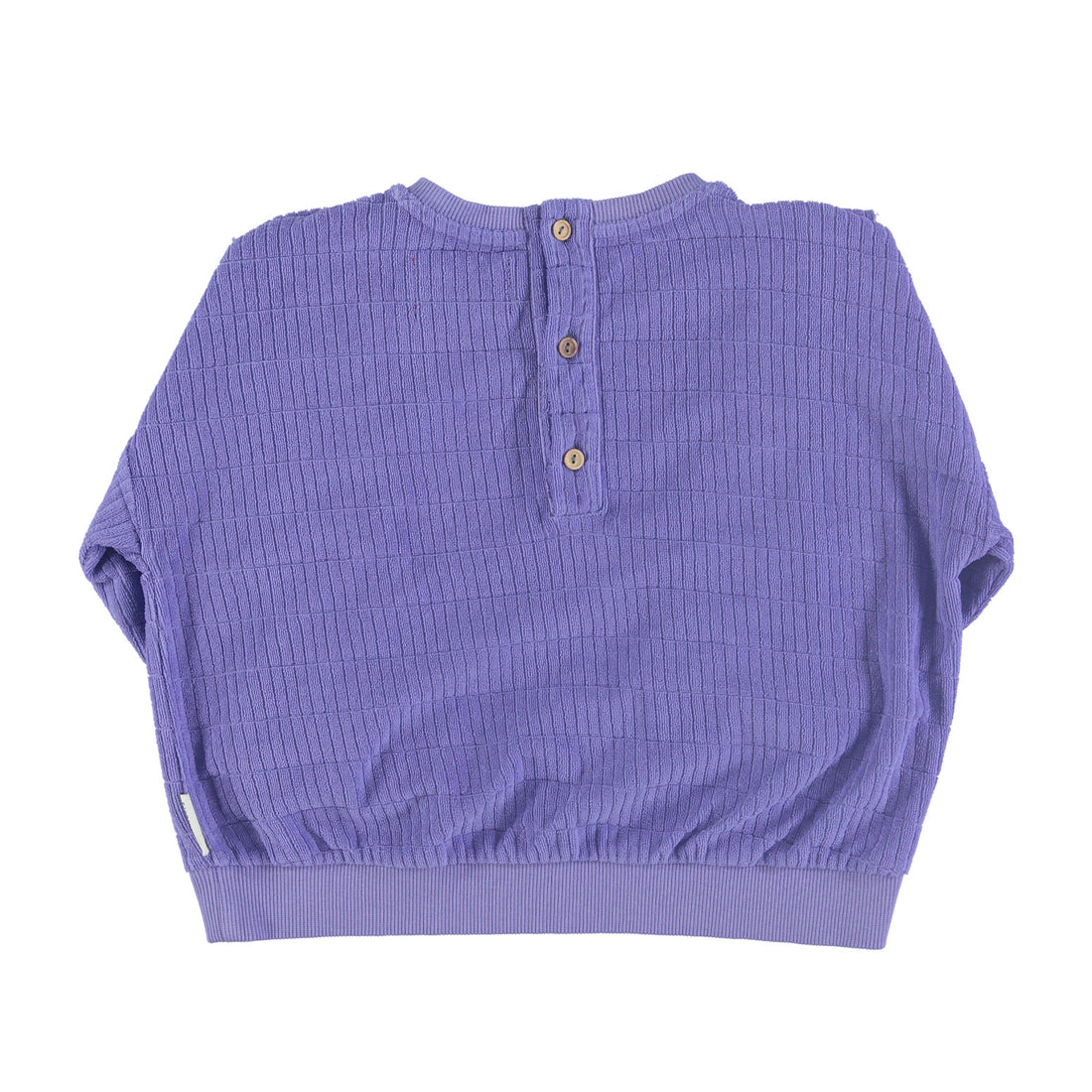 Piupiuchick Purple Frills Terry Sweatshirt