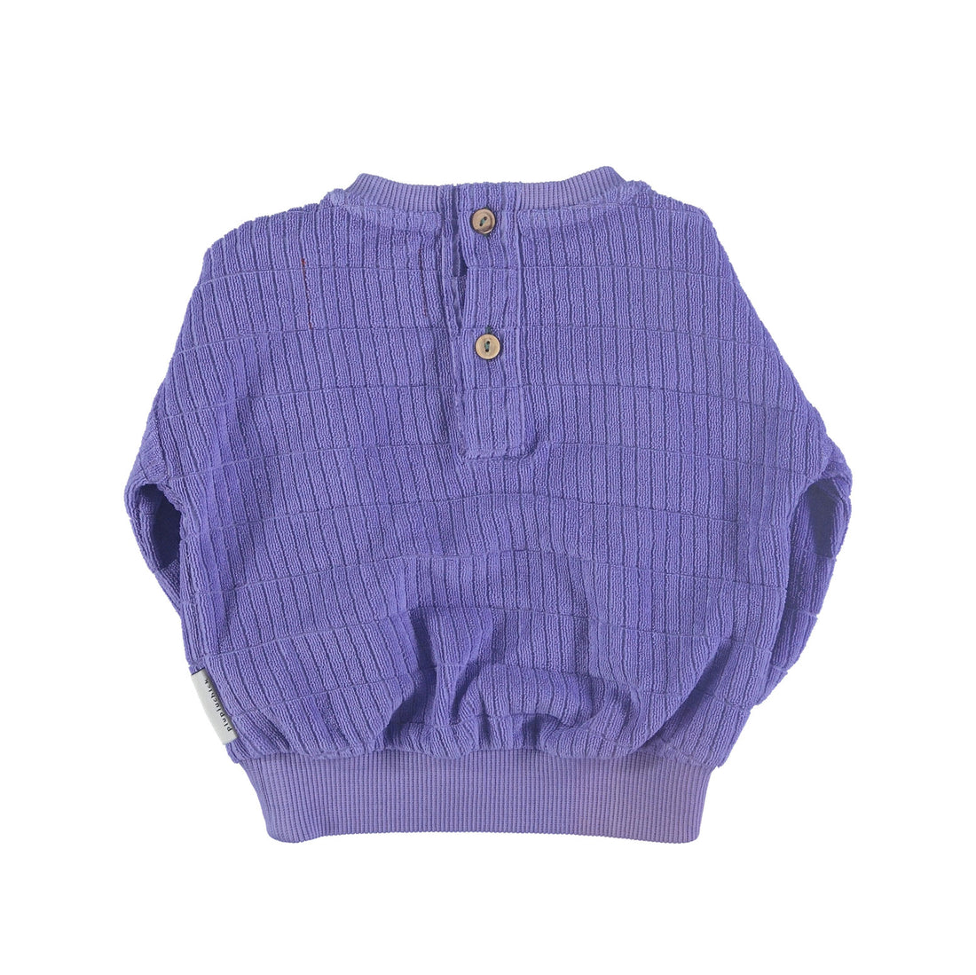 Piupiuchick Purple Frills Terry Sweatshirt