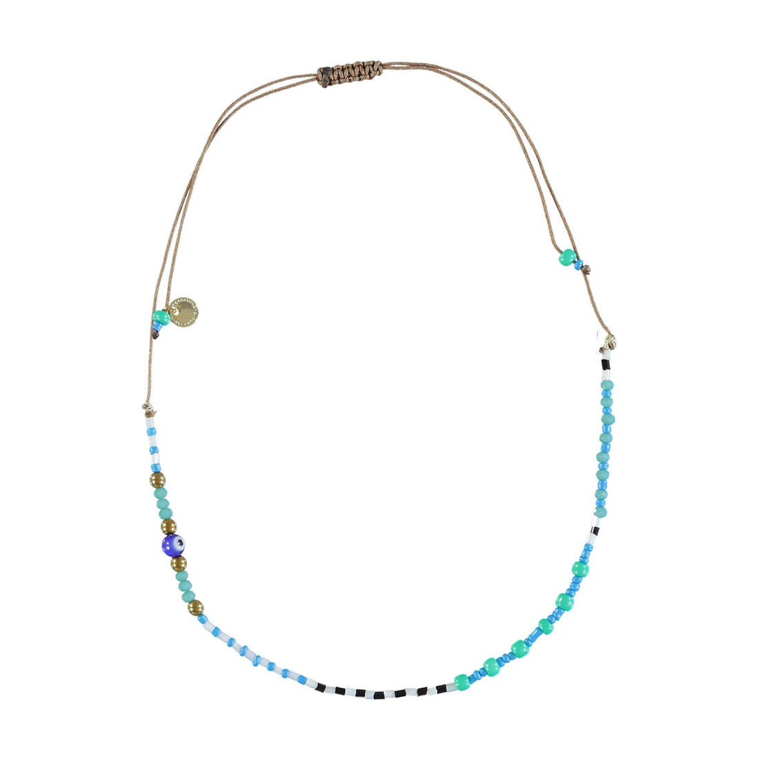 Piupiuchick Blue Glass Beads Necklaces