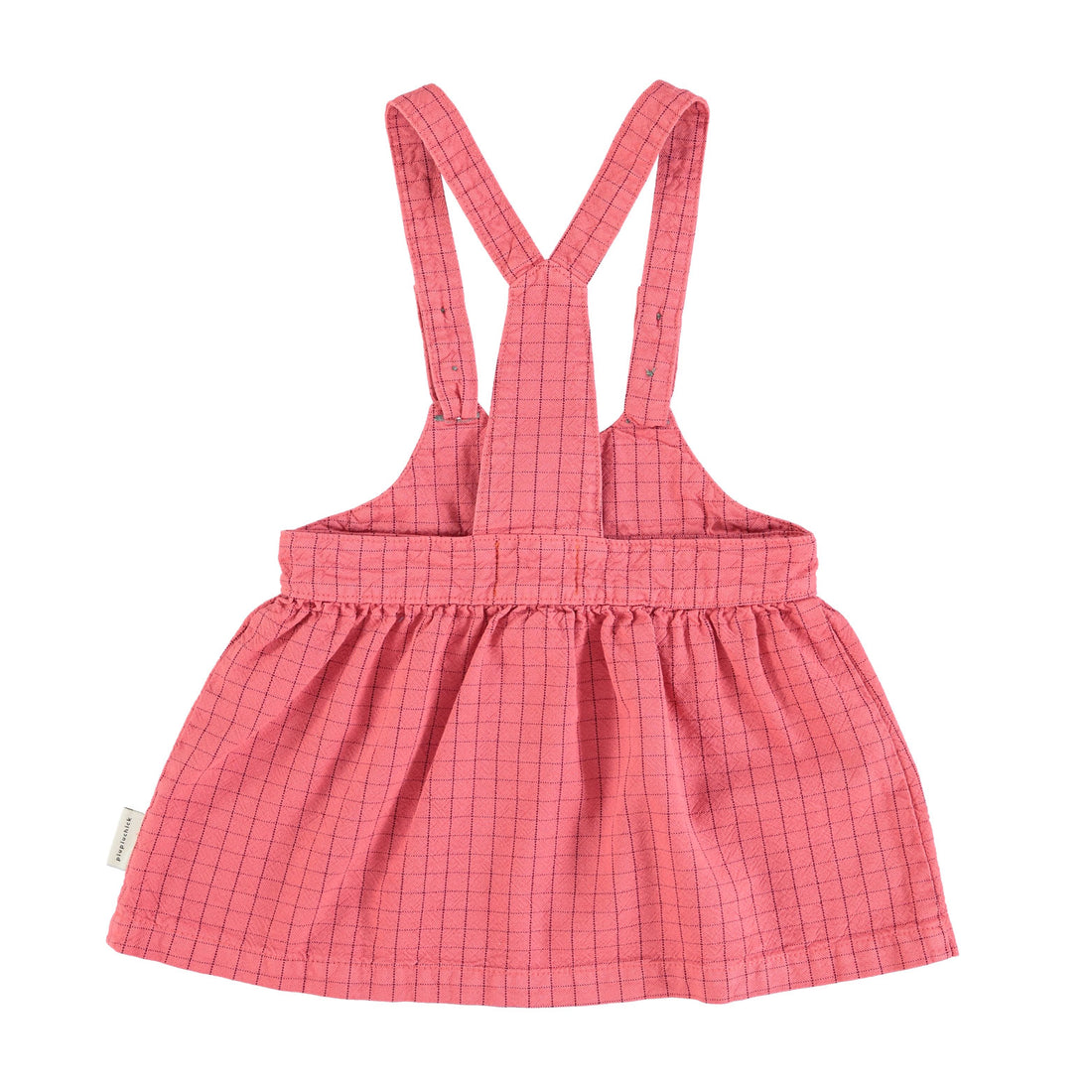 Piupiuchick Strawberry Checkered Strap Skirt