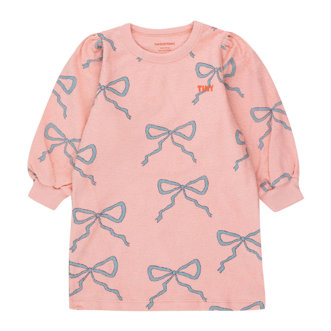 Tiny Cottons Peach Bows Dress
