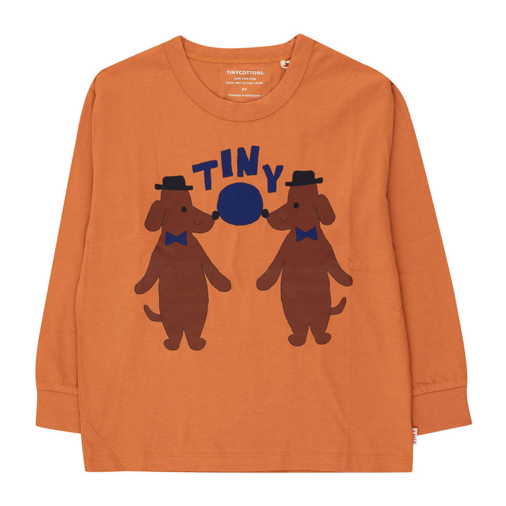 Tiny Cottons Light Rust Tiny Dogs Tee