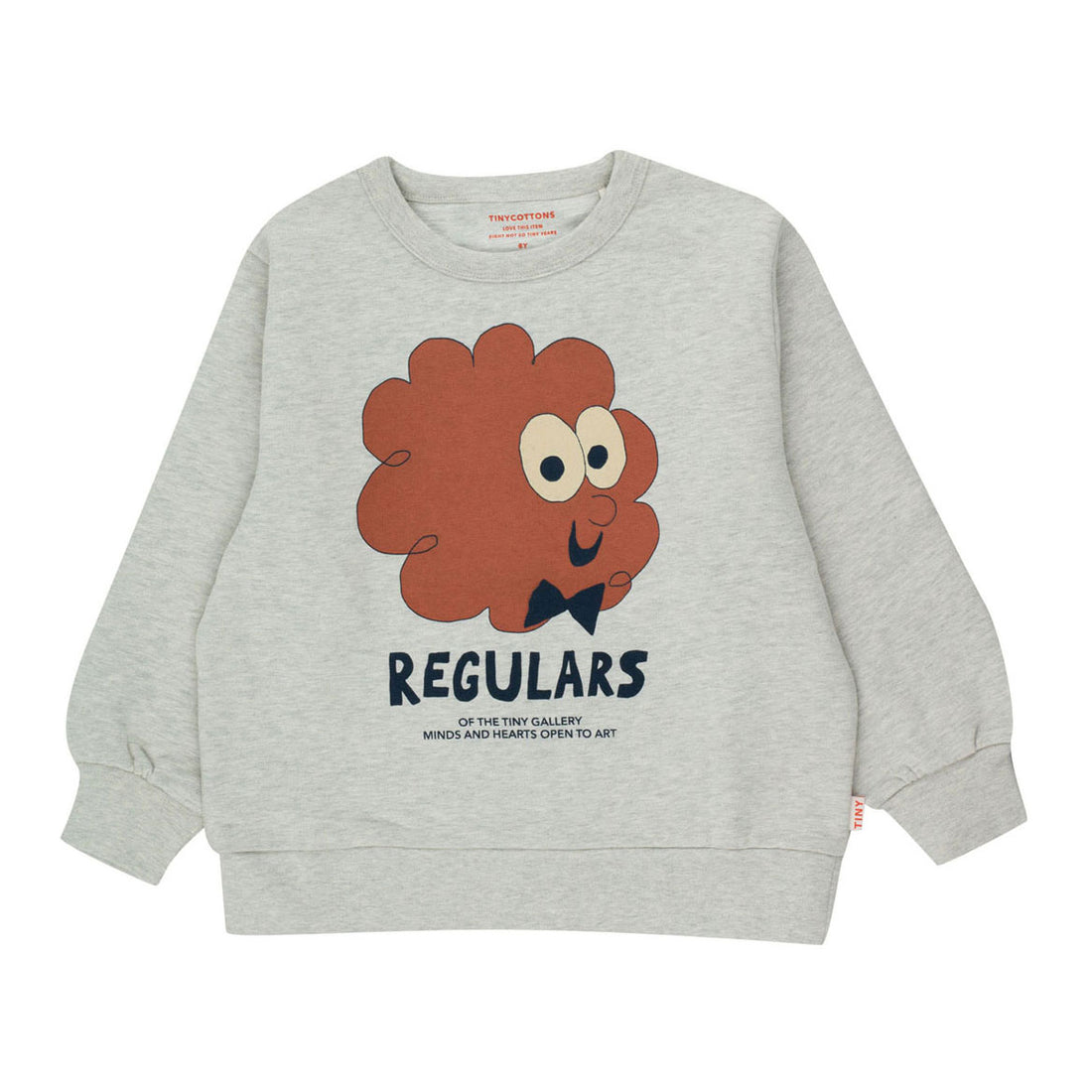 Tiny Cottons Light Grey Heather Regulars Sweatshirt