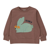 Tiny Cottons Purple Grey Rabbit Sweatshirt