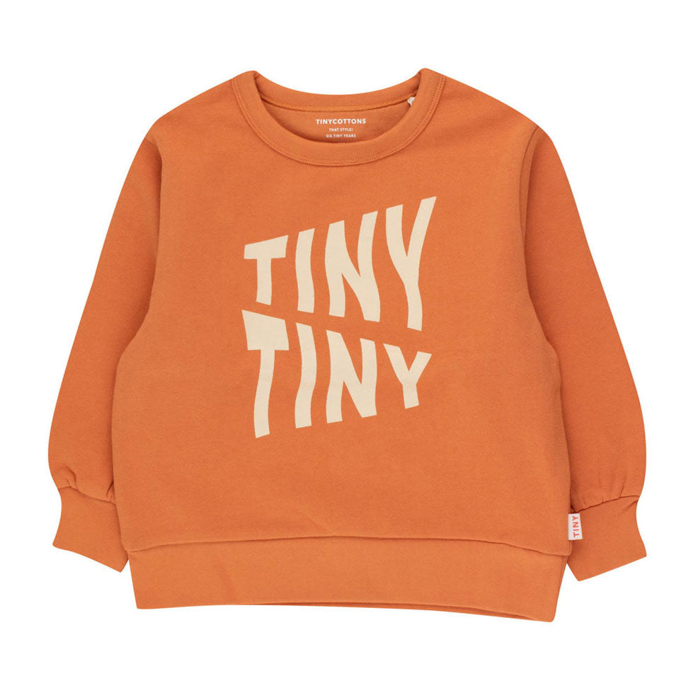 Tiny Cottons Light Rust Tiny Waves Sweatshirt