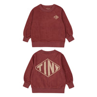 Tiny Cottons Burgundy Tiny Diamond Sweatshirt