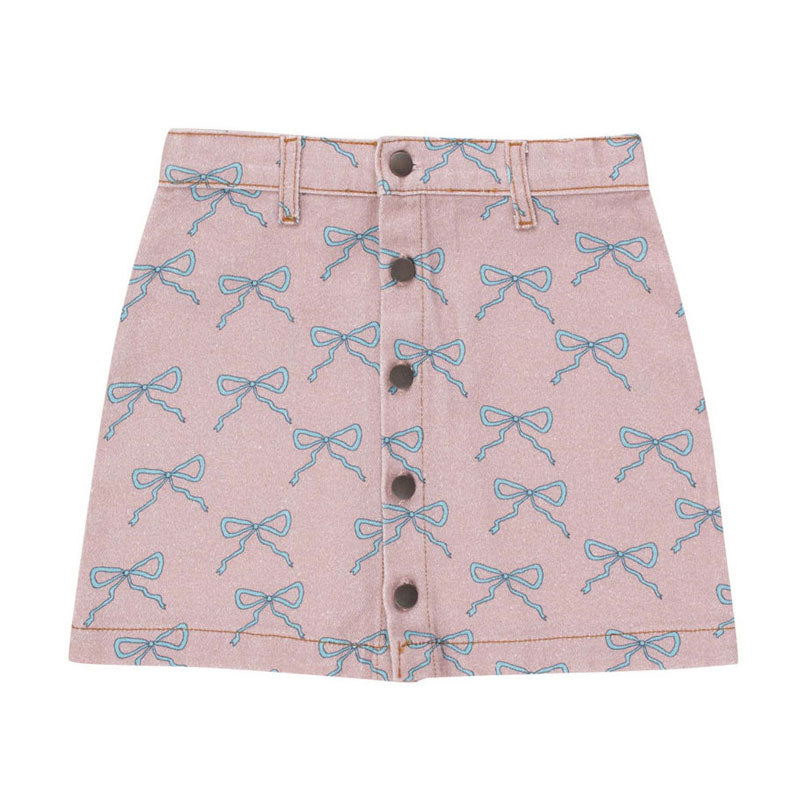 Tiny Cottons Taupe Bow Skirt