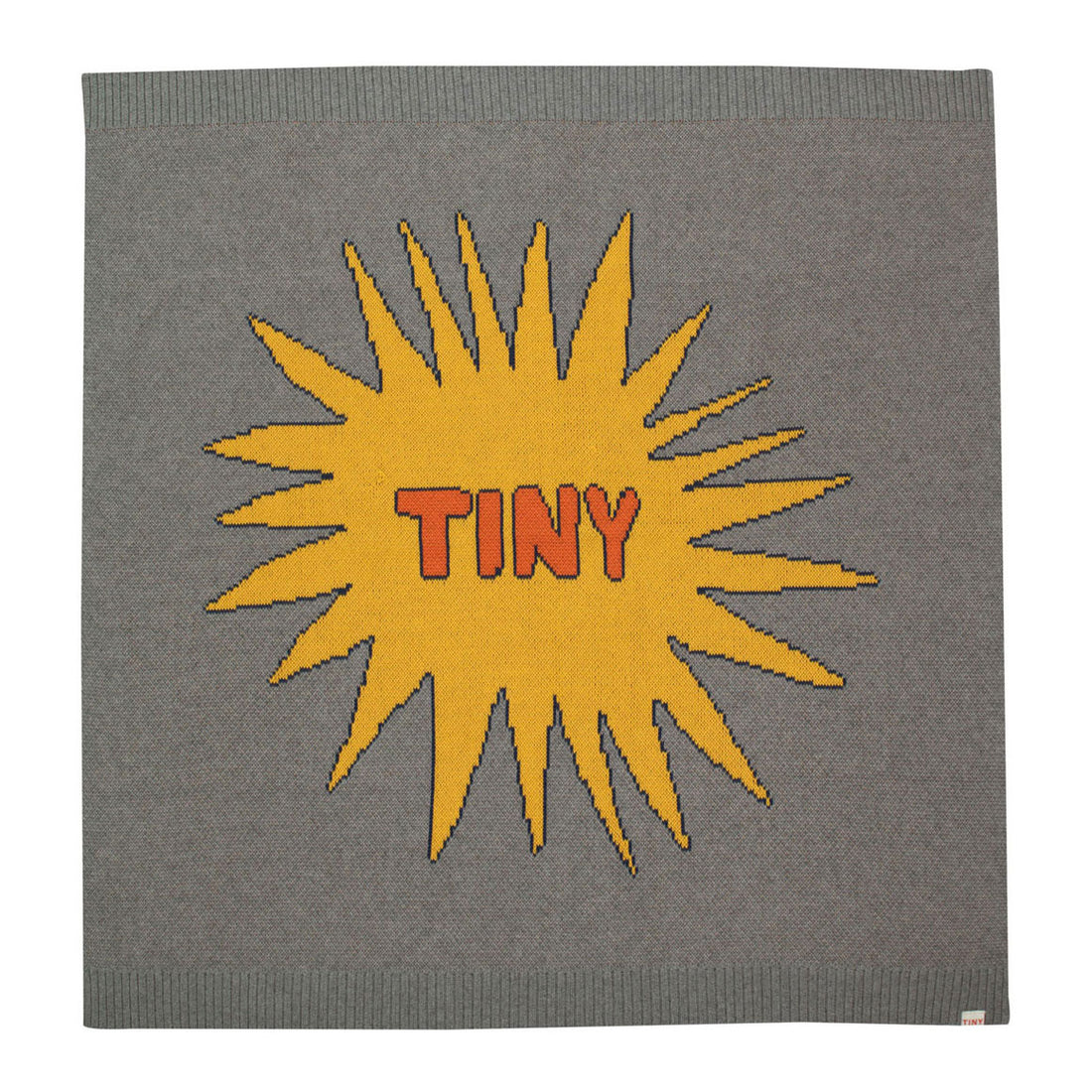 Tiny Cottons Medium Grey Melange Tiny Sun Blanket