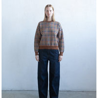 Tiny Cottons Multicolor Luca Hondstooth Womens Sweater