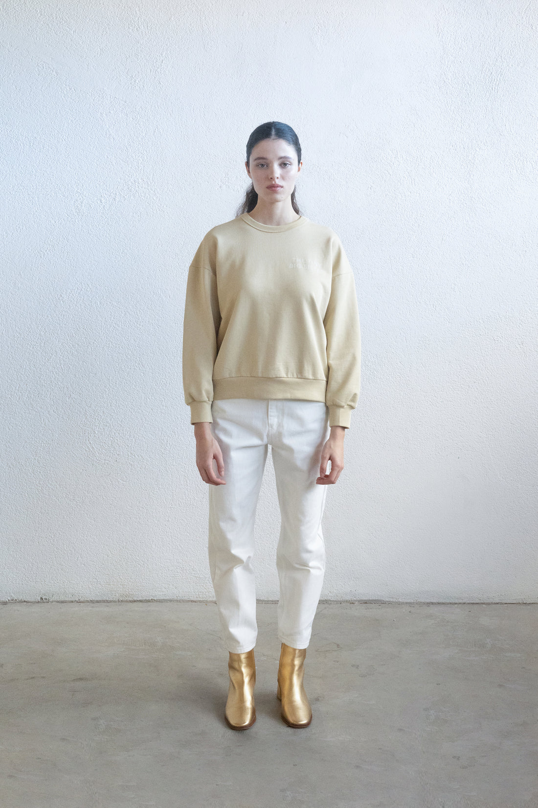 Tiny Cottons Ivory Tiny Womens Sweatshirt