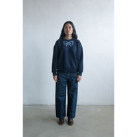 Tiny Cottons Navy Bows Womens Sweatshirt