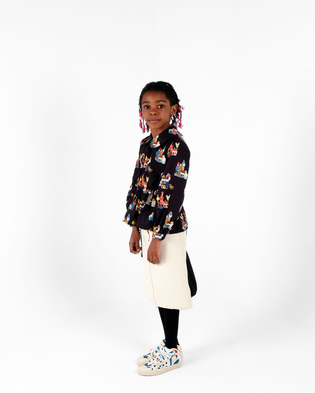 Wolf and Rita Black Fado Lola Blouse