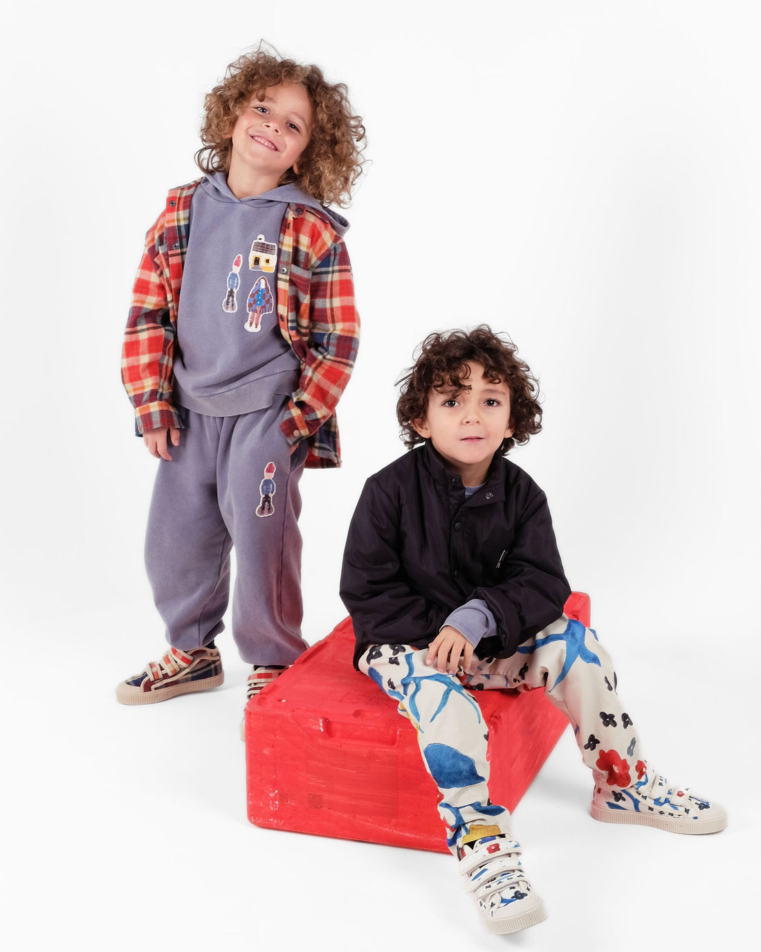 Wolf and Rita Indigo David Hoodie